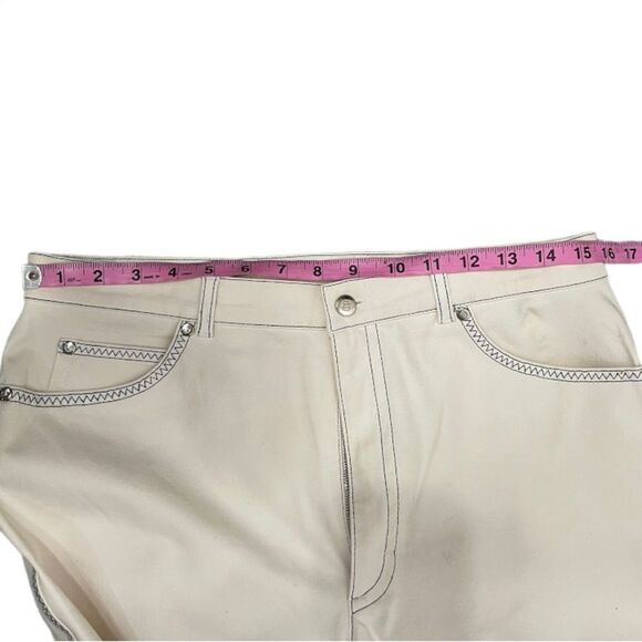 ESCADA Cream Pants - Size 42 / 12 US - Picture 5 of 14